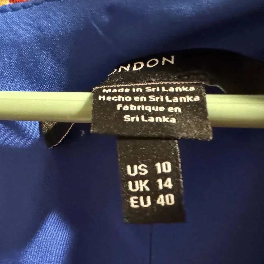 MaggyLondon dress multi-color new with tag, Size 10, NWT - Picture 10 of 12